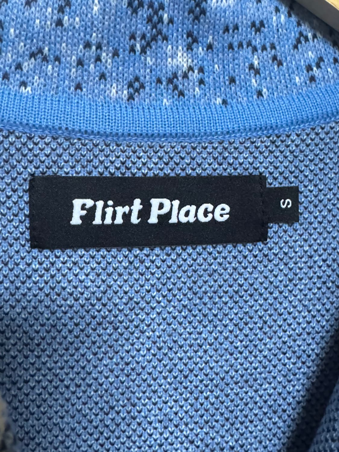 flirt place 플러트 플레이스 트롱프뢰유 가디건 (blue) 상품이미지3