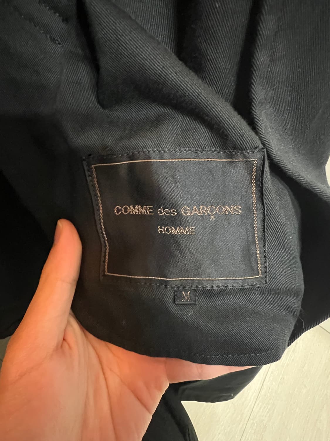 꼼데가르송옴므 트렌치코트 상품이미지3