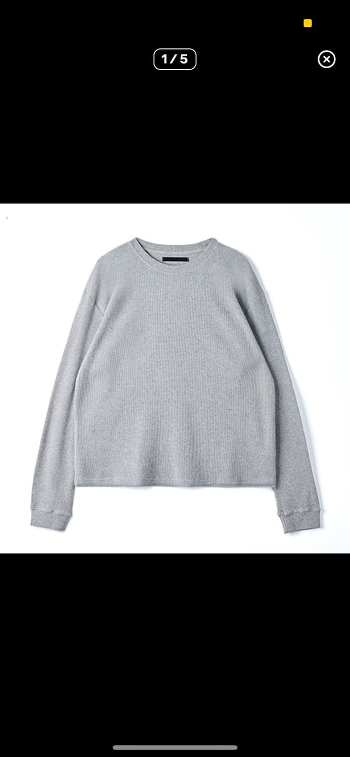 htae 90s Thermal Heather Soft Shirt 구매 상품이미지1