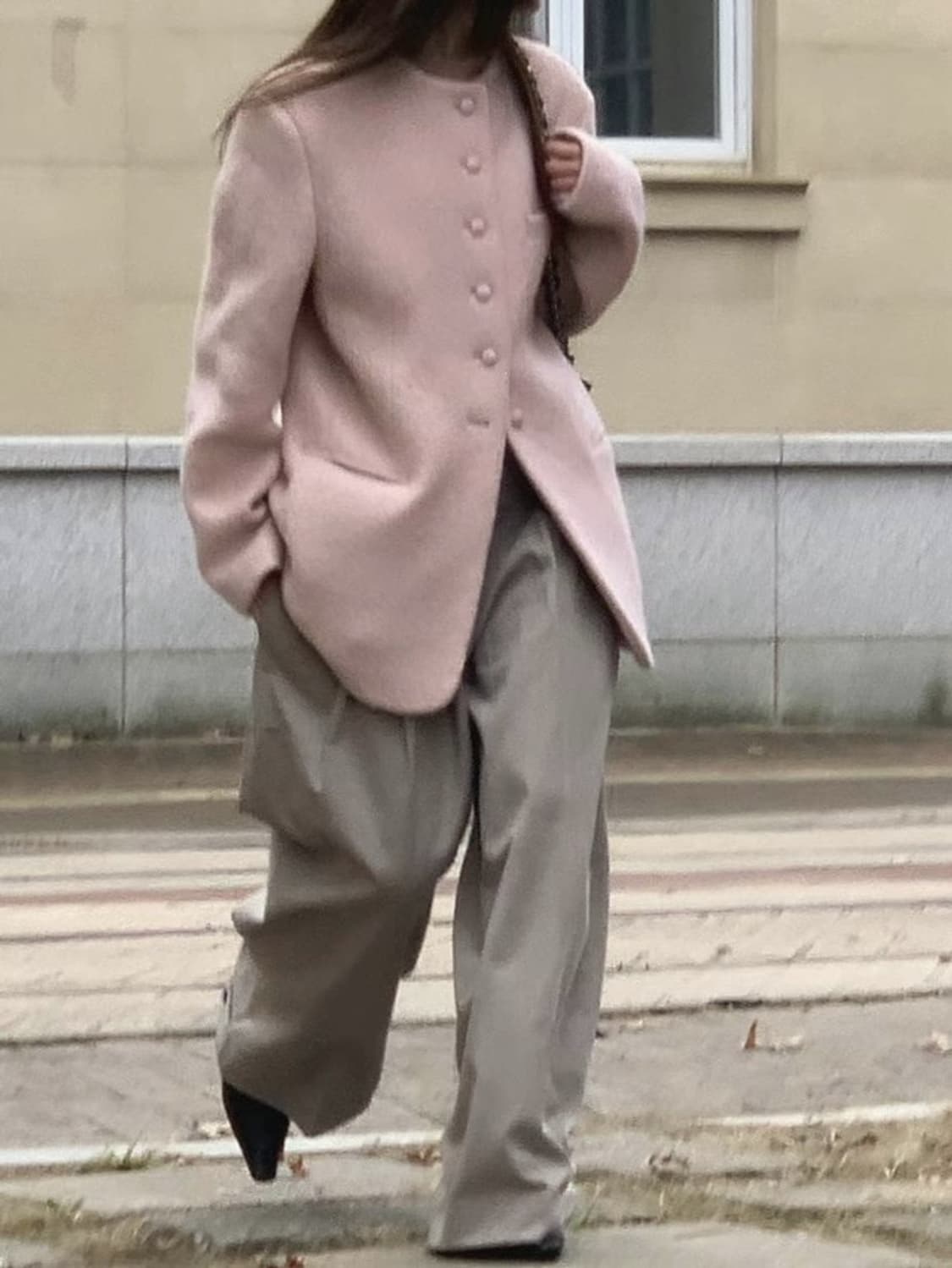 오픈업클로젯 노카라 울자켓 상품이미지2