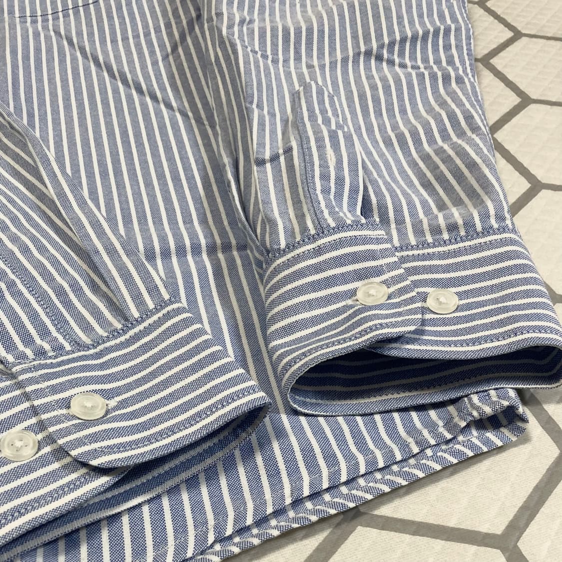 (XL) 00s 슈프림 스트라이프 옥스포드 셔츠 상품이미지5