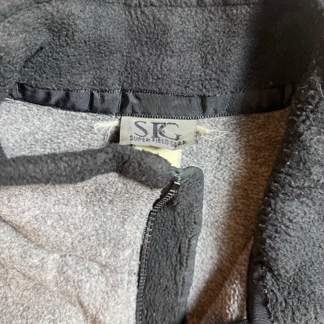 빈티지 폴라텍 울 반집업 상품이미지2