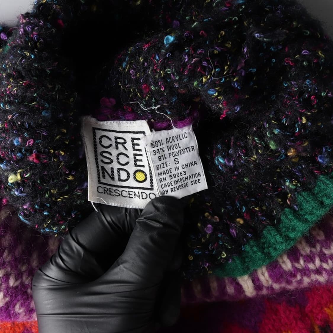 CRESCENDO 울혼방 노르딕 페어아일 터틀넥 니트 S 상품이미지5