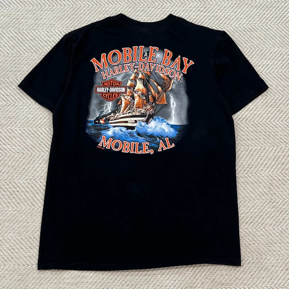 할리데이비슨 프린팅 반팔티 r3112 상품이미지2