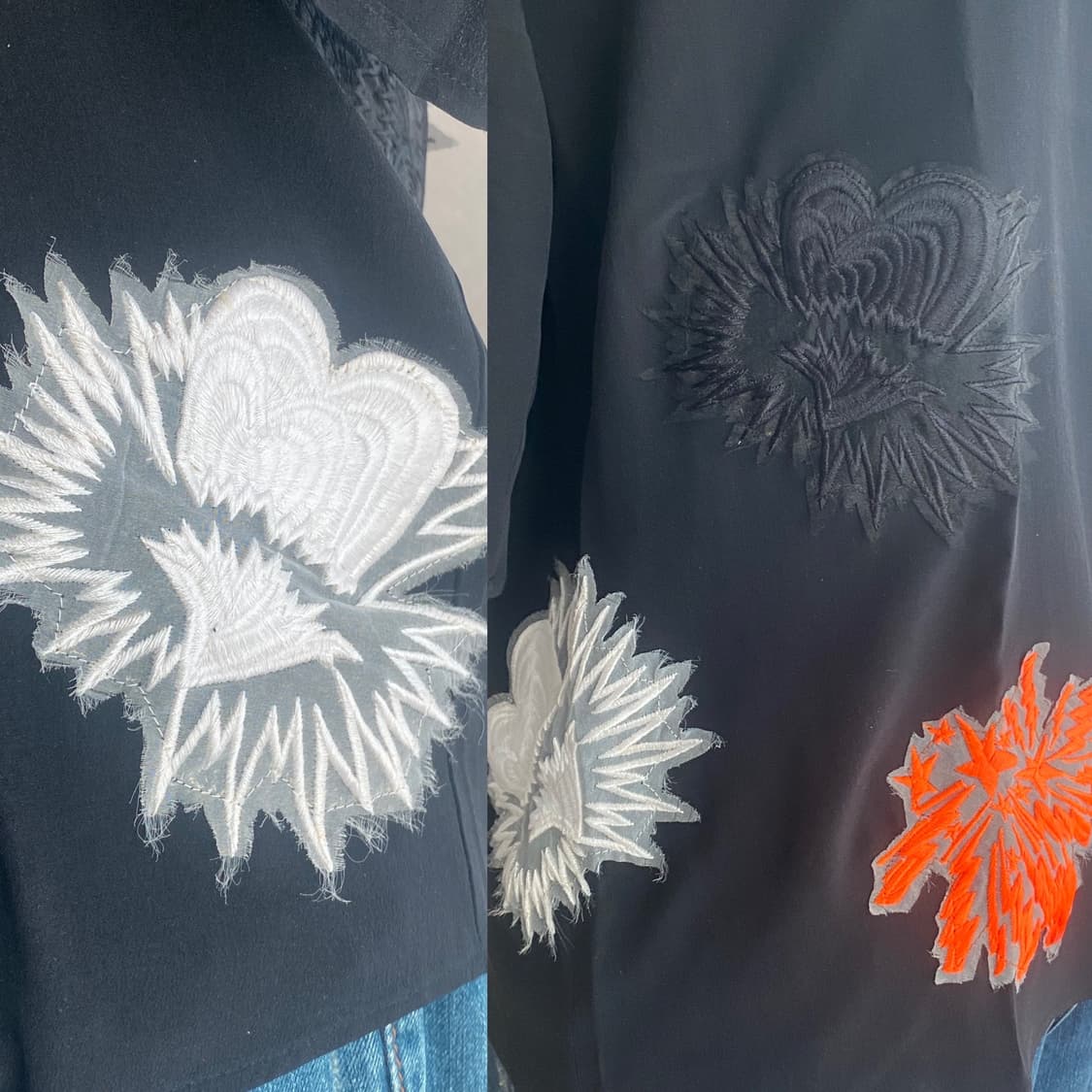 MSGM 아트웤 실크 블라우스(38) 상품이미지7