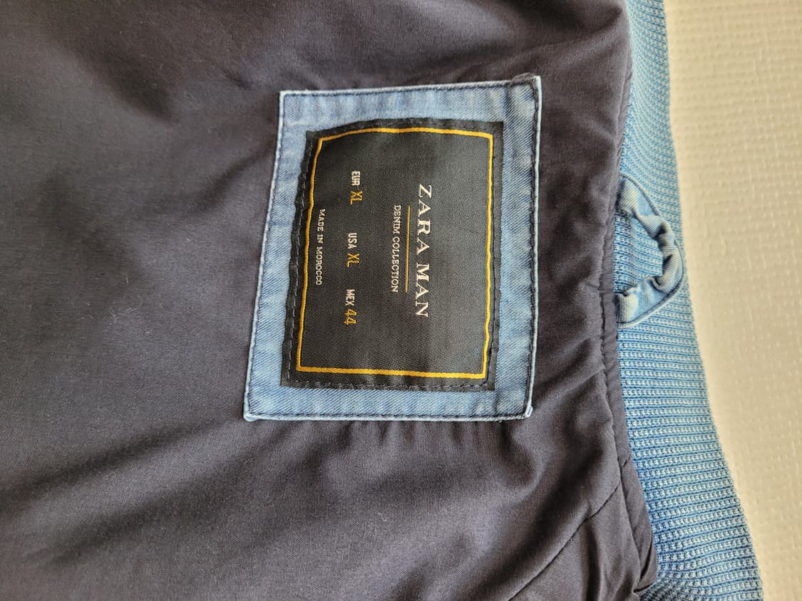 자라맨 ZARAMAN 데님 블루종 자켓 XL 블루 상품이미지9