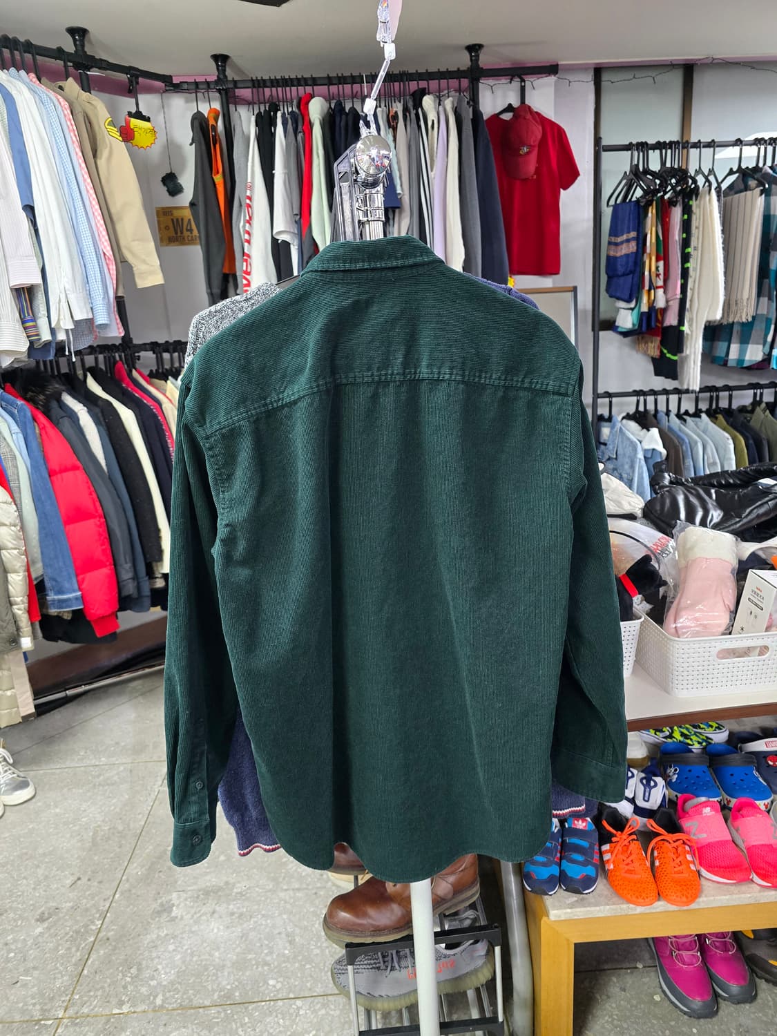 무신사 그린 코듀로이 셔츠 (1439) 상품이미지2