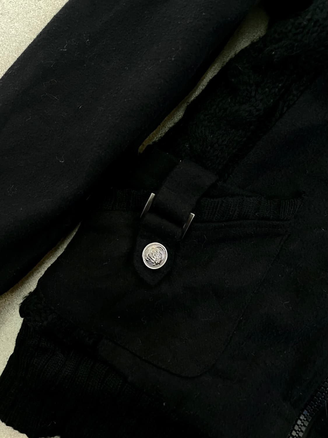 블랙 투웨이 후드집업 상품이미지3