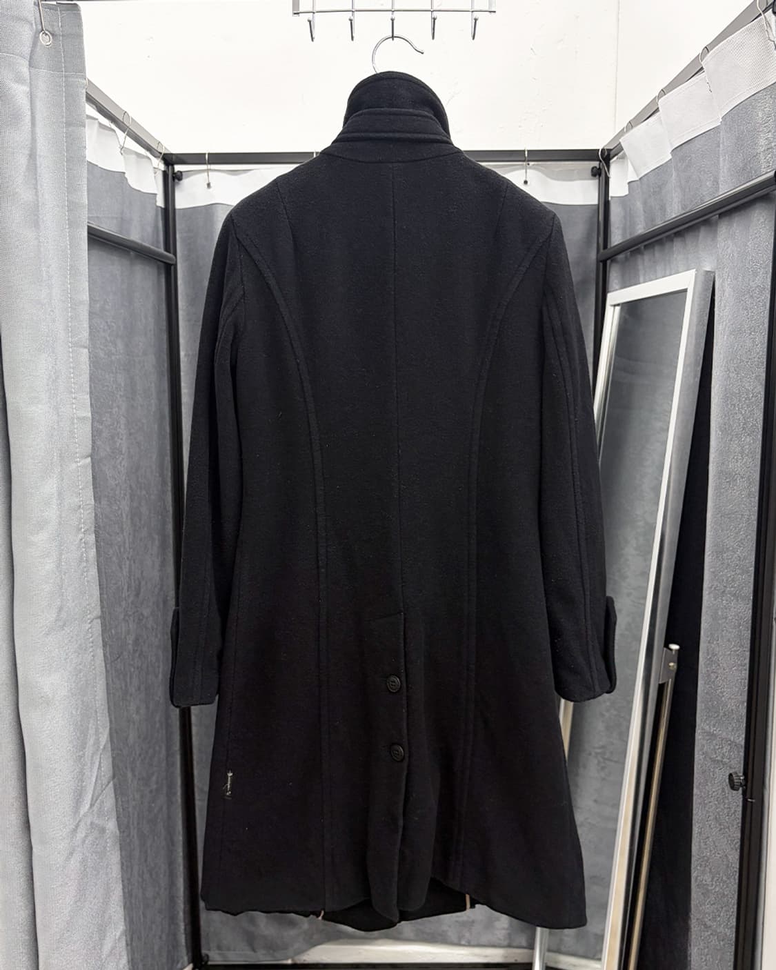 아르마니 진 하이넥 코트 상품이미지2