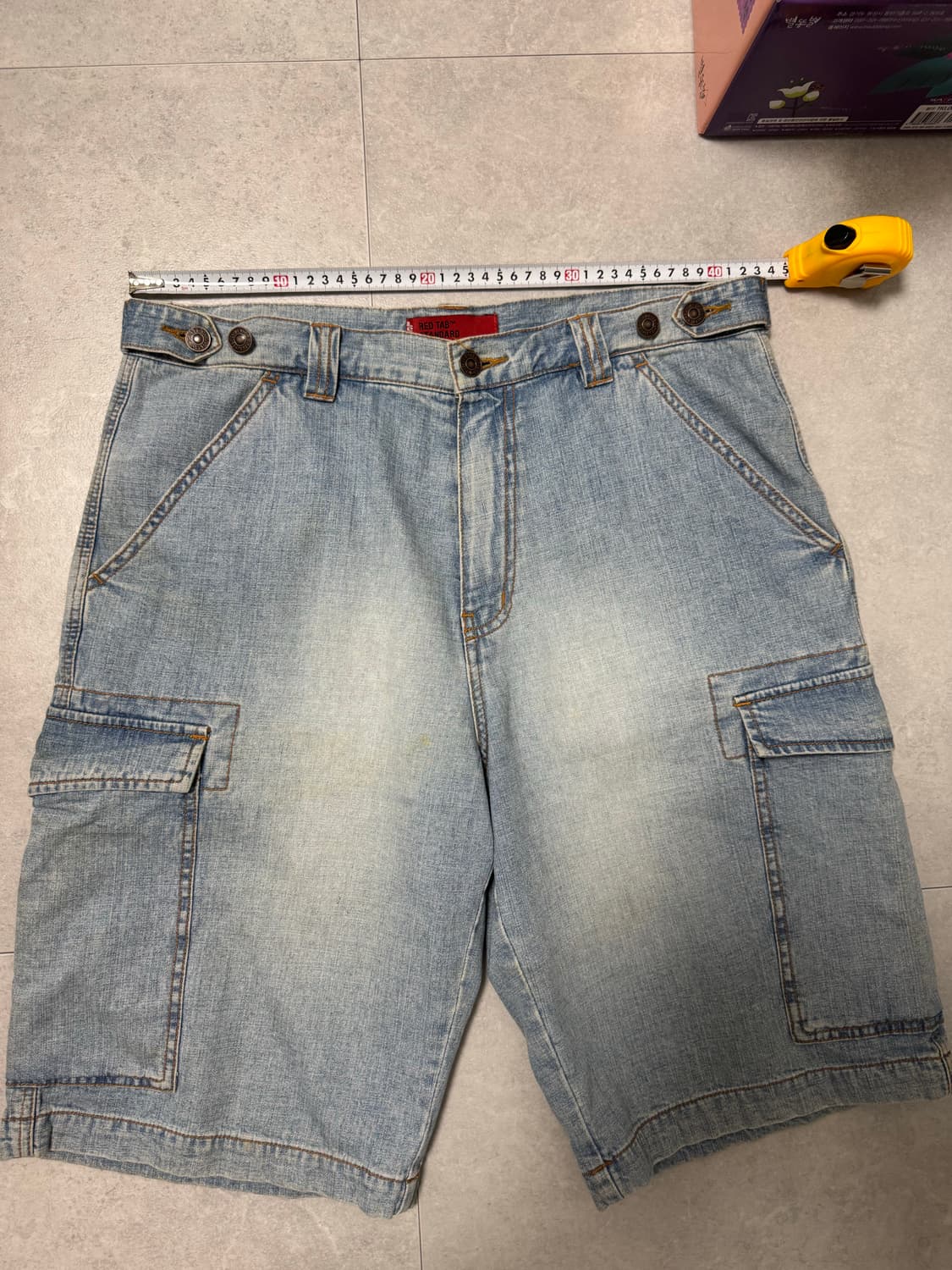 Levis 리바이스 레드탭 연청 워싱카고쇼츠 517 569 501 505 상품이미지7