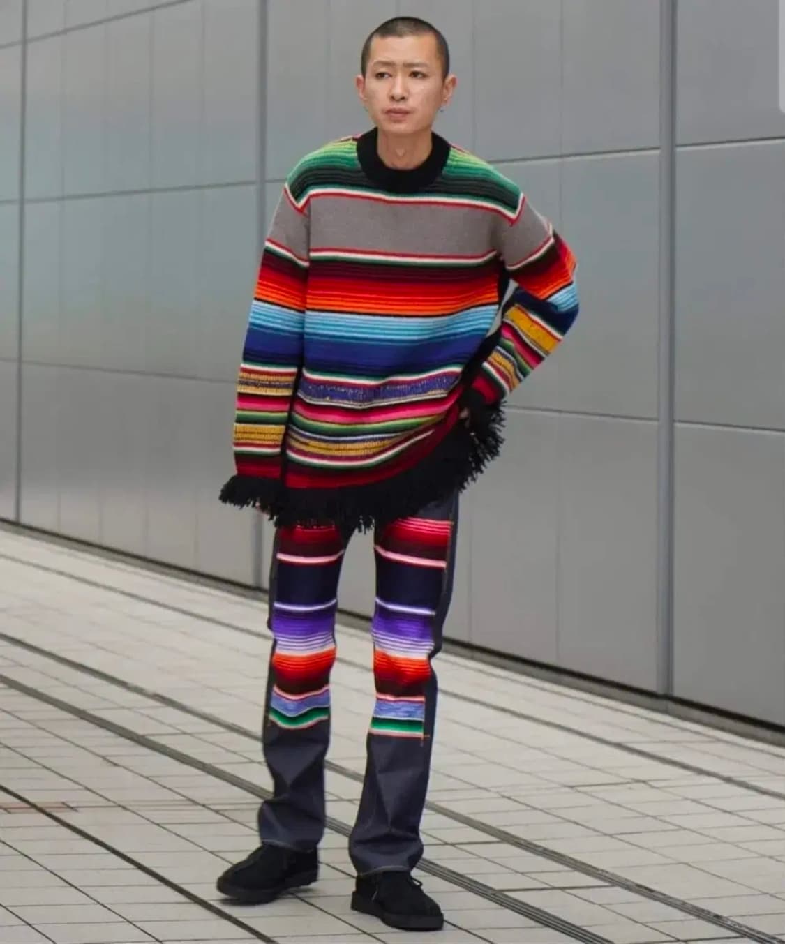 22FW 준야와타나베 by 꼼데가르송 자미로콰이 멀티 니트 상품이미지2