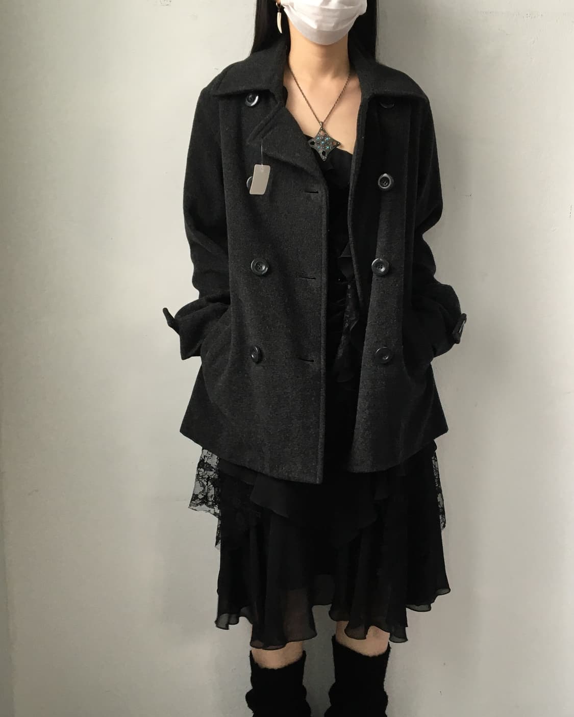 Double button coat 상품이미지6