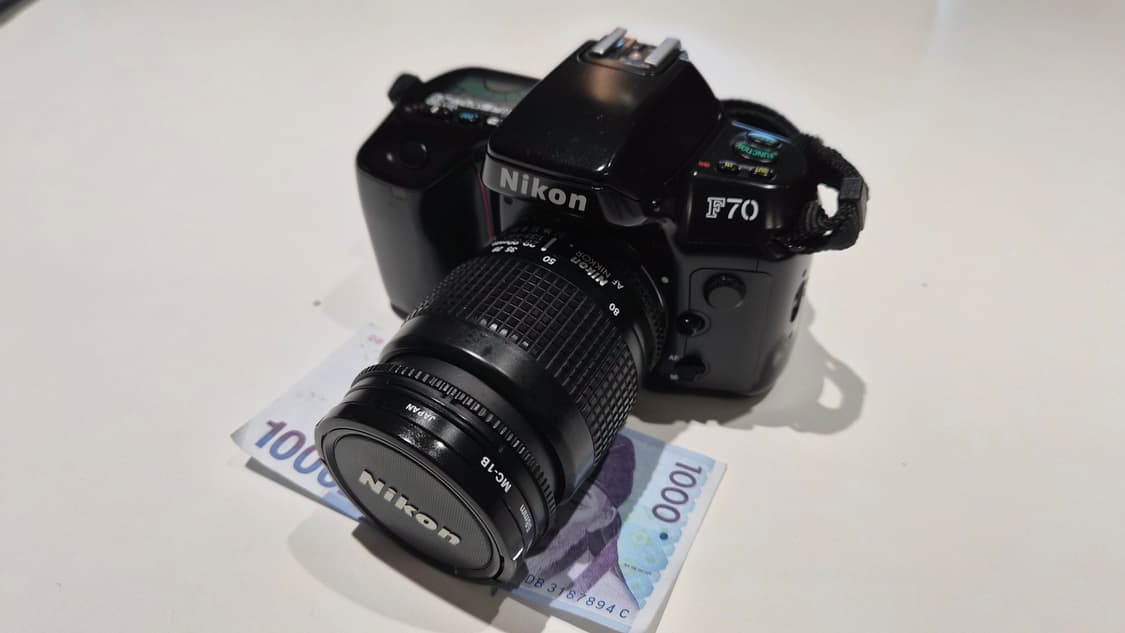 작례O 하이엔드 니콘 f70 + 니콜 28-80mm 필름카메라 빈티지 필 상품이미지1