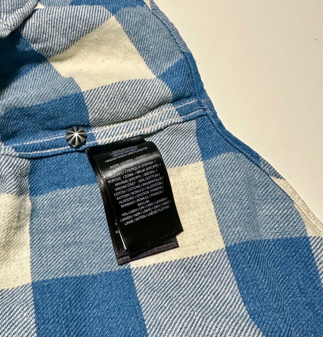 RRL 더블알엘 슬림핏 플래드 트윌 웨스턴 셔츠 L사이즈 신품급 김원중  상품이미지3