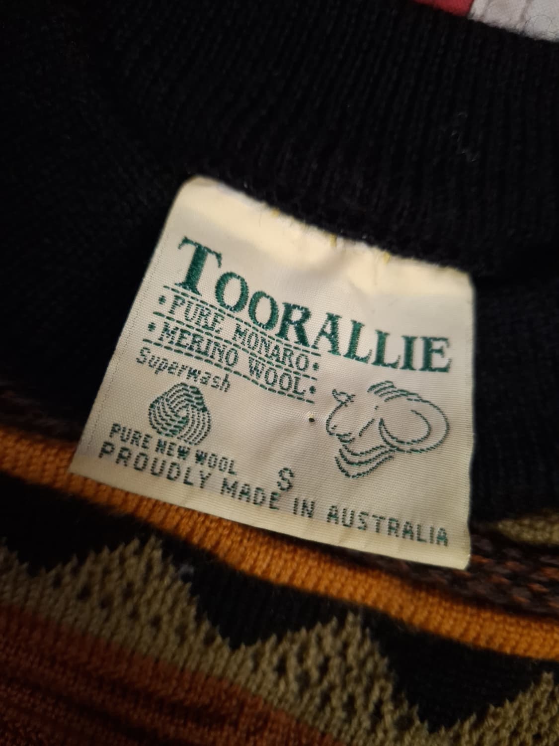 새제품급 오리지날 오스트레일리아 TOORALLIE 케이블 니트 상품이미지2
