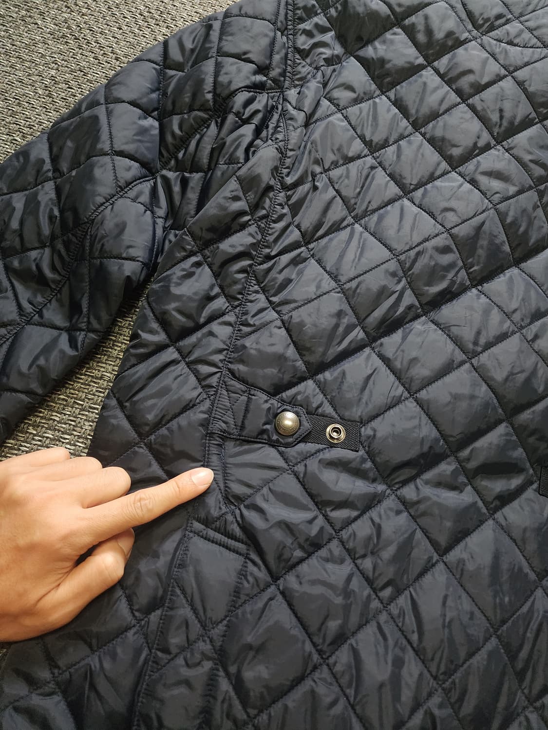 폴로 랄프로렌 네이비 퀼팅 자켓  상품이미지10