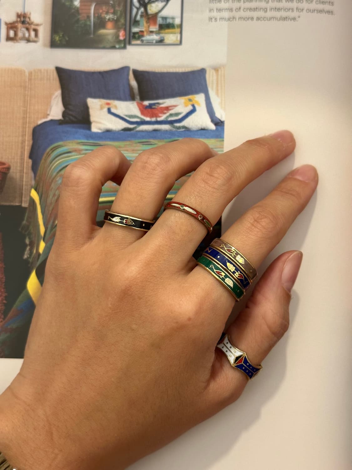 Blue 七寶 Ring   상품이미지4