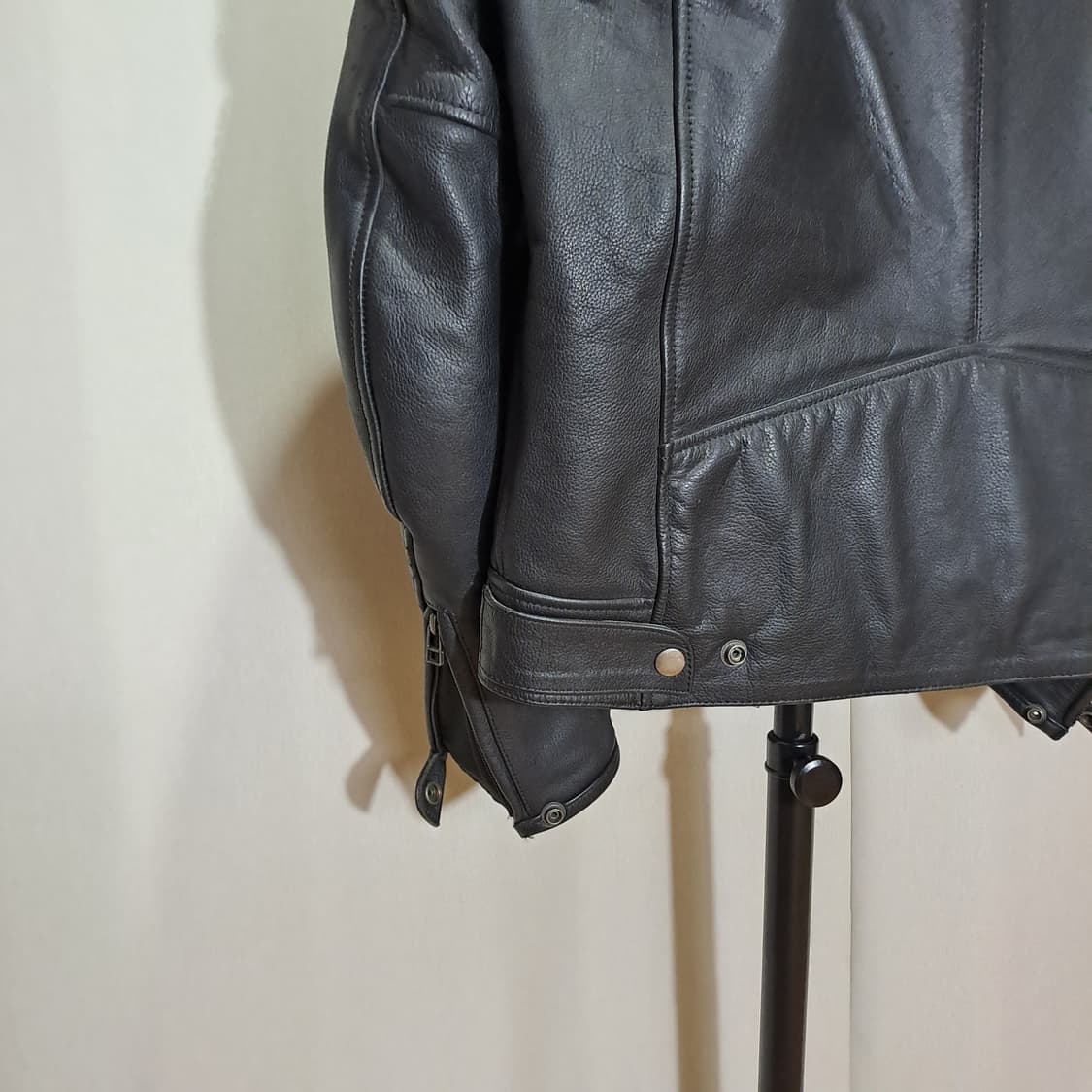 (택포) 보고토 바이커 가죽자켓 46 B253 상품이미지7