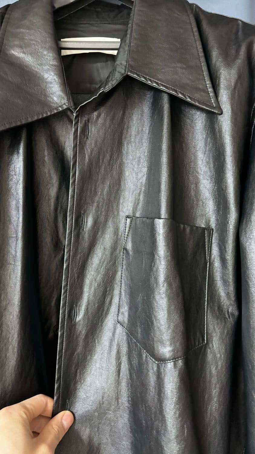 아워래가시 레더셔츠 100사이느 상품이미지2