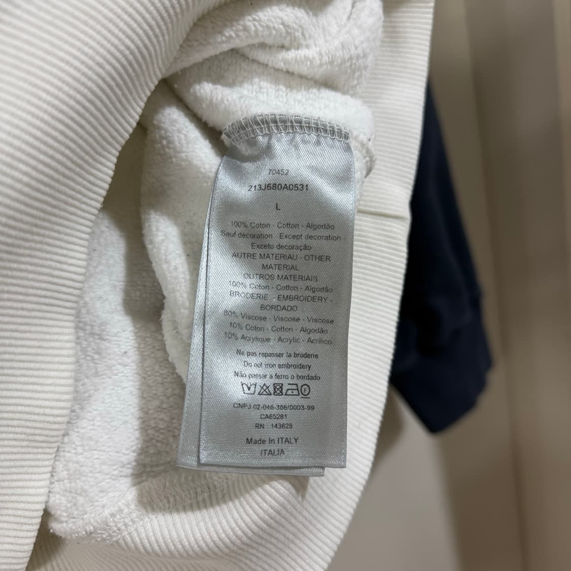 디올 아뜰리에 후드티 L사이즈  상품이미지5