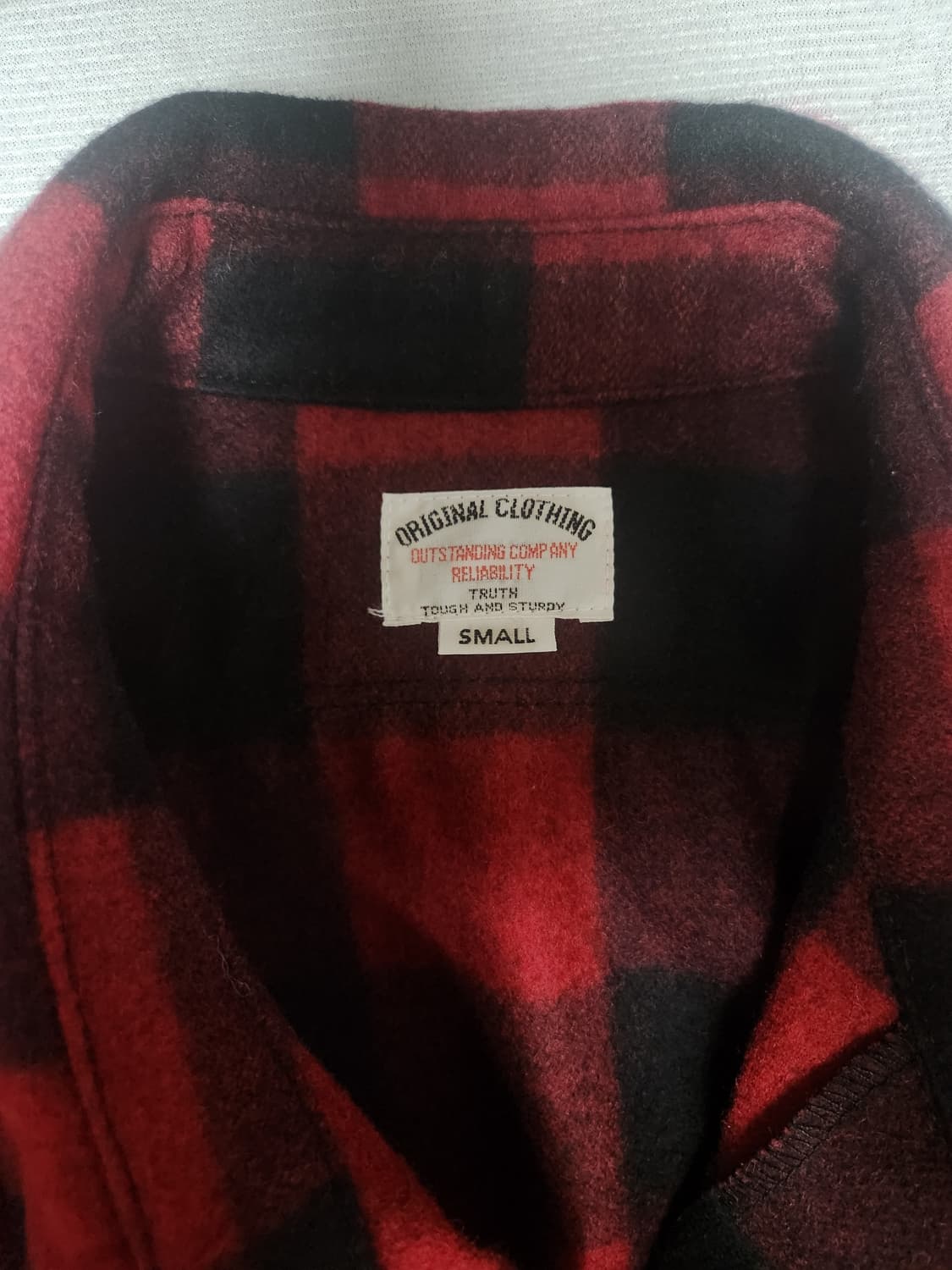 아웃 스탠딩 BUFFALO WOOL CHECK CPO 체크 셔츠 상품이미지4