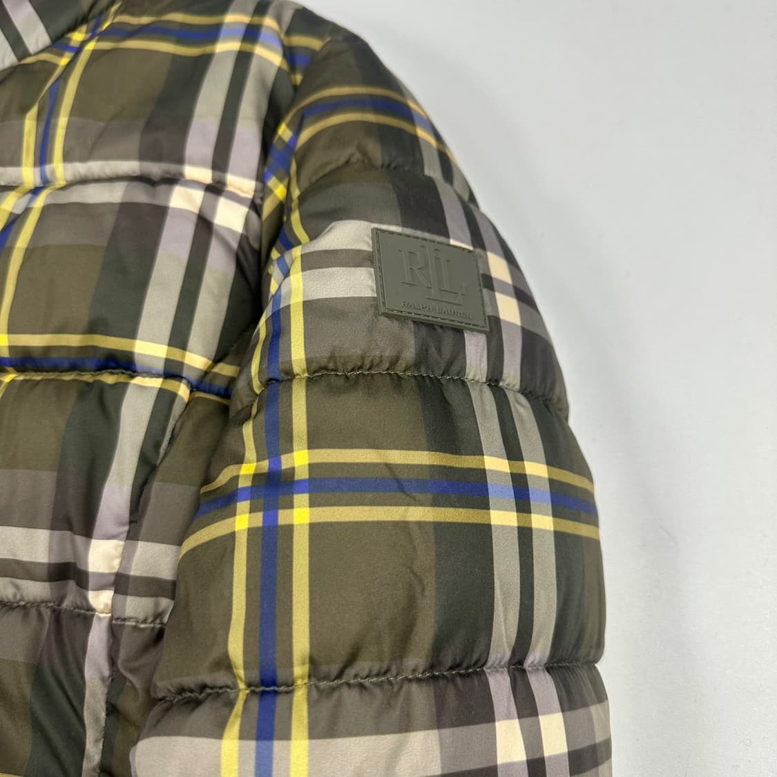 폴로 랄프로렌 RL 클래식 체크 패딩 점퍼 (M 여성추천) 상품이미지6