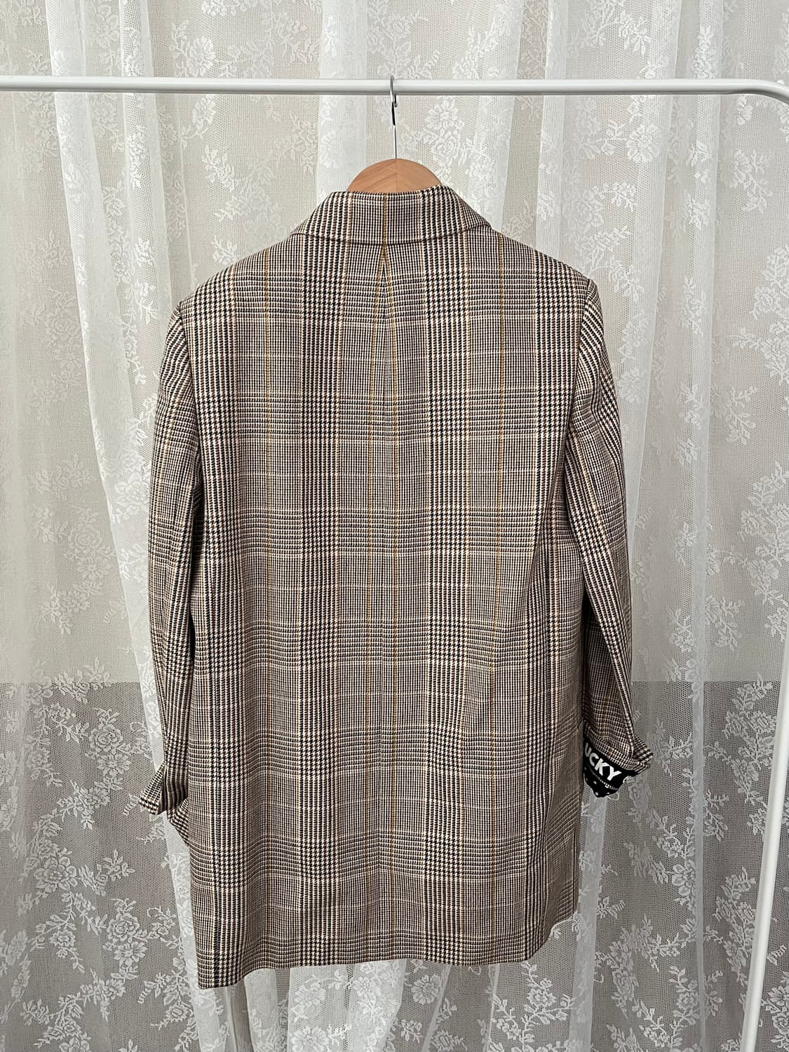 36) 새상품 럭키슈에뜨 21fw 자켓 브라운 상품이미지2