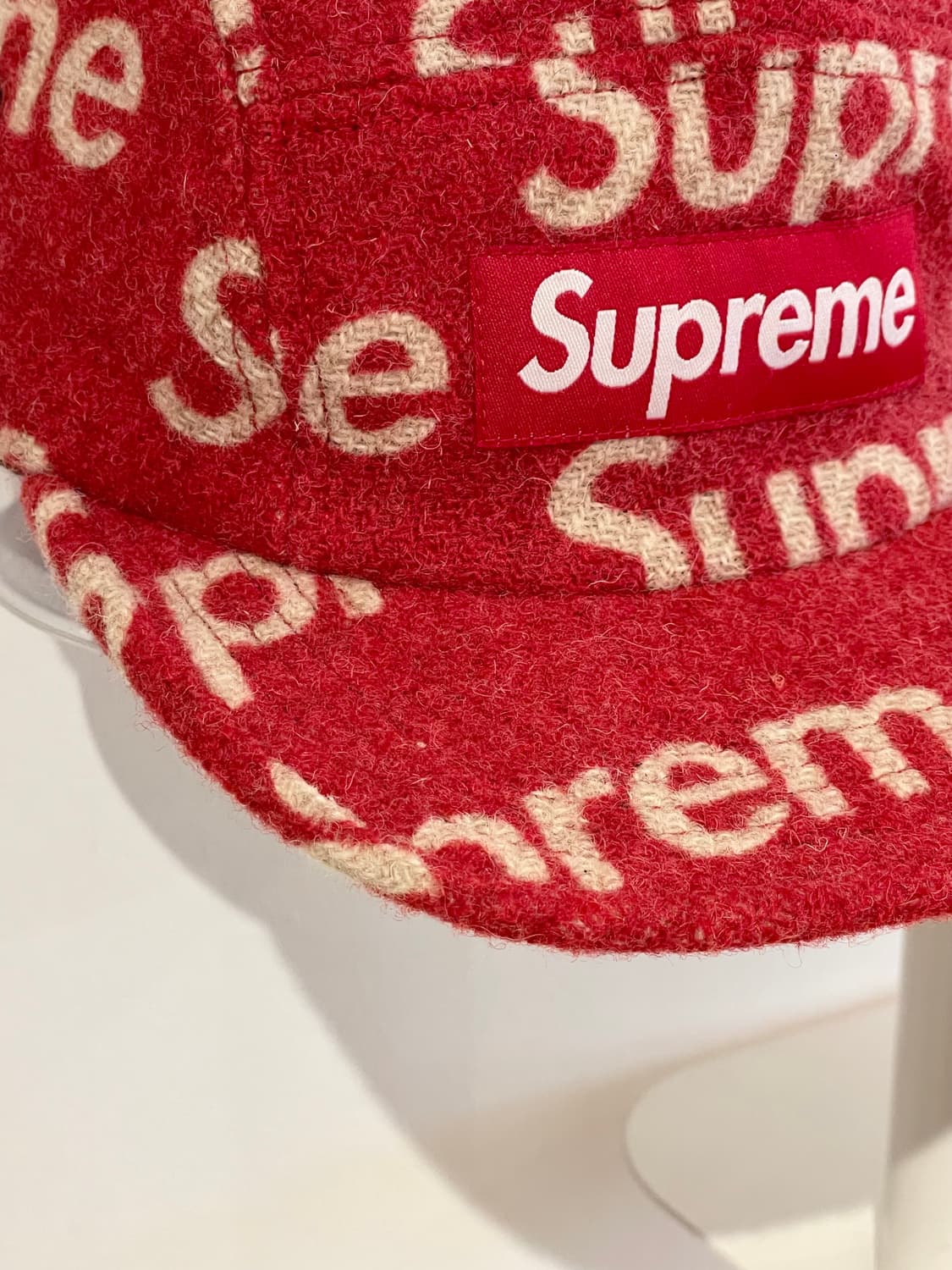 SUPREME X HARRIS TWEED camp cap 상품이미지6
