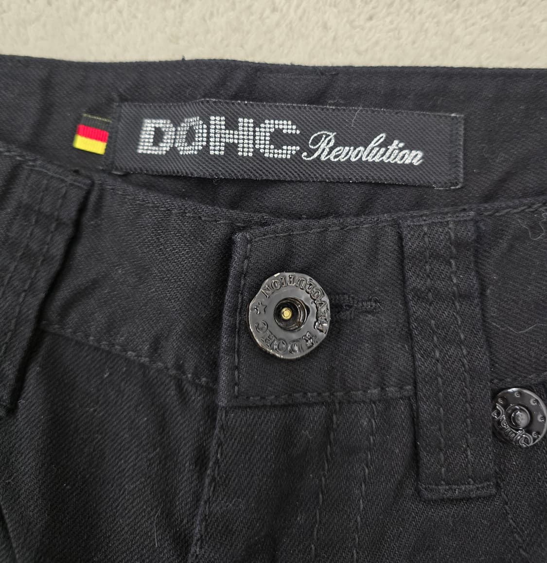 DOHC  남자 블랙 면바지.  싸이즈32 상품이미지3