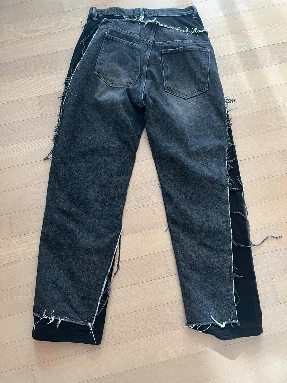 써저리 데님팬츠 블랙 상품이미지2