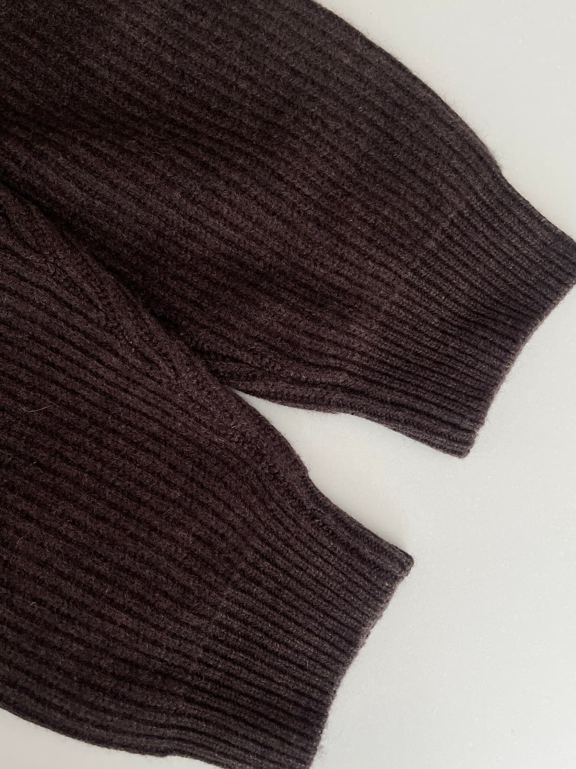 XS) 랙앤본 캐시미어 니트 조거 팬츠 브라운 상품이미지7