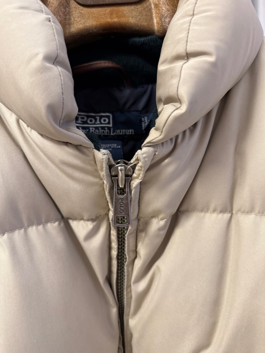 폴로 랄프로렌 베이지 덕다운 패딩점퍼 L 상품이미지6