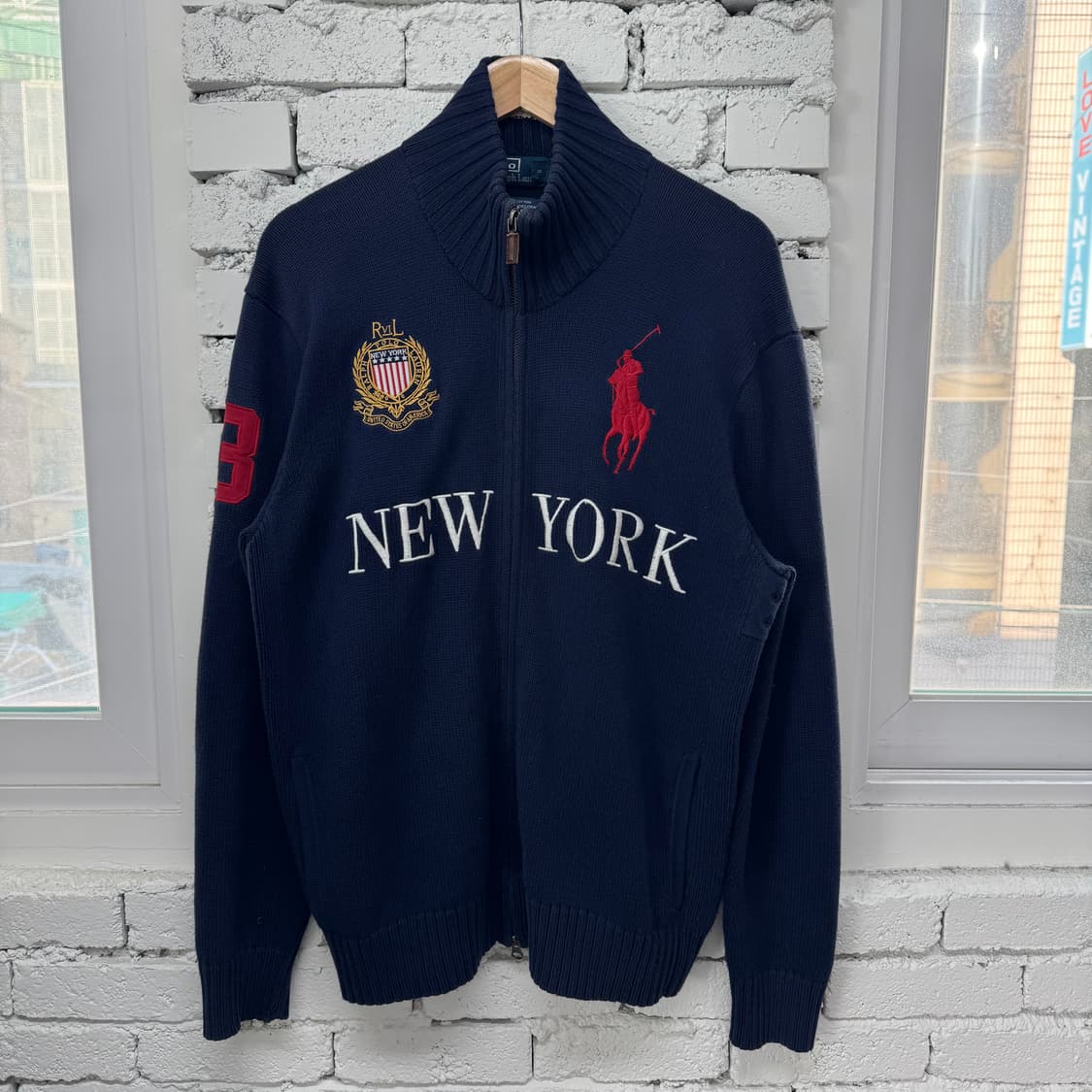 폴로 뉴욕 니트집업  상품이미지1