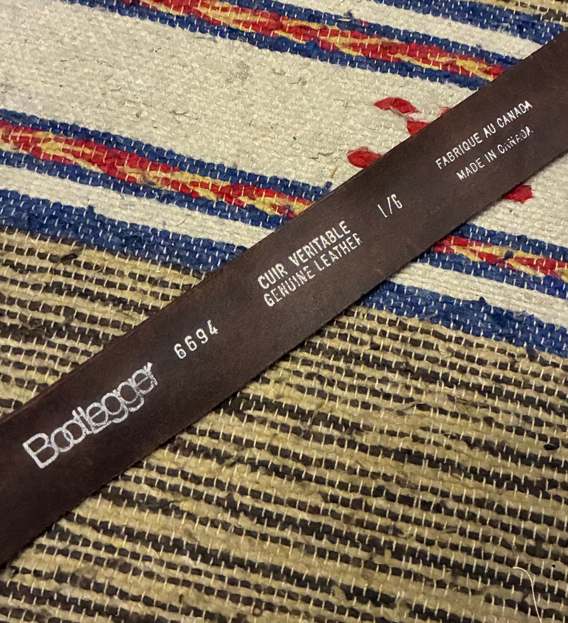 (27~30)90s CANADA 리얼 베지터블 레더 빈티지 웨스턴벨트 상품이미지9