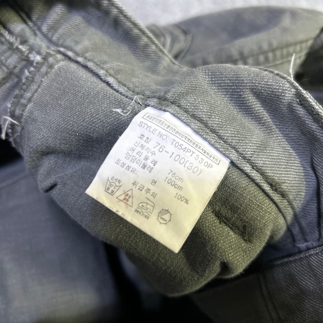 Vtg y2k 포켓 카고 팬츠 L 상품이미지3