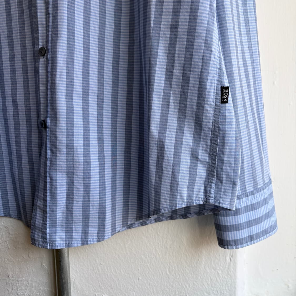휴고 보스 블루 스트라이프 셔츠 상품이미지3