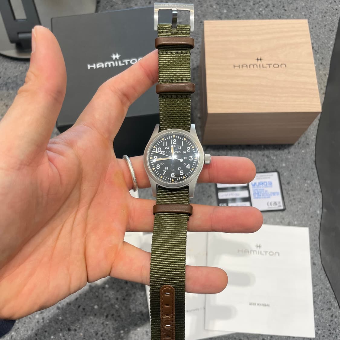 해밀턴 카키필드 메카니컬 38mm 상품이미지5