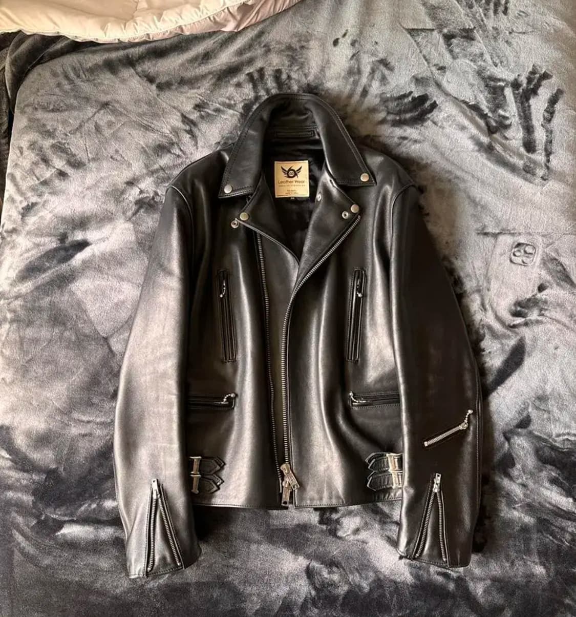 (40size)666 더블 라이더 자켓 상품이미지1