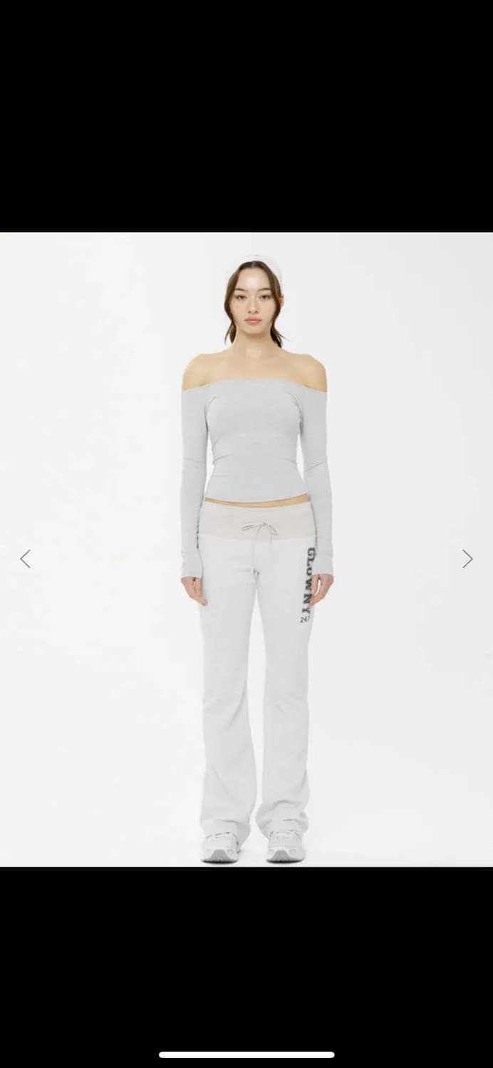 글로니 247 DAY SUNG 셋업 - 화이트 멜란지 상품이미지6