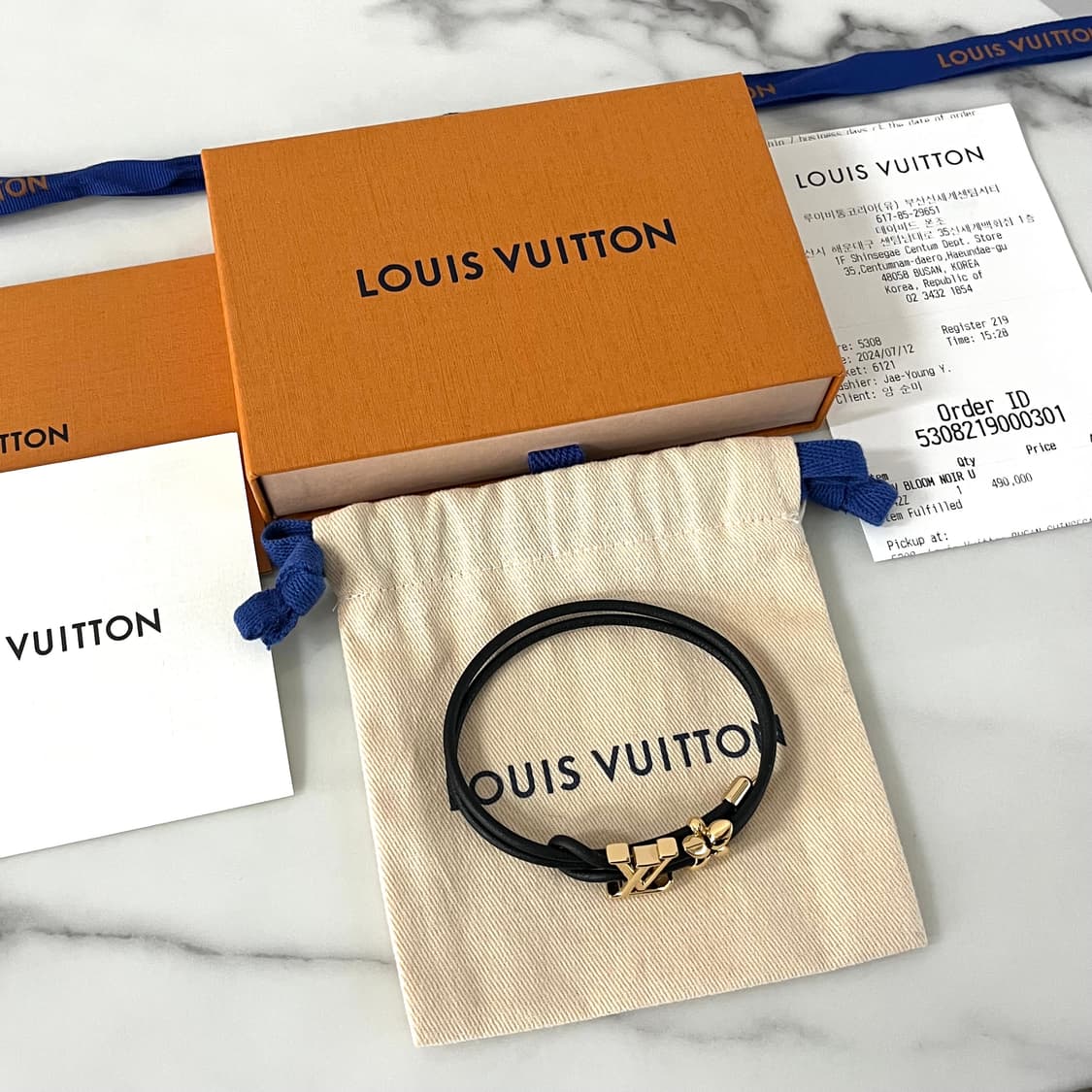 [S+급/풀박스] 루이비통 LV 블룸 팔찌 M8142Z 상품이미지6