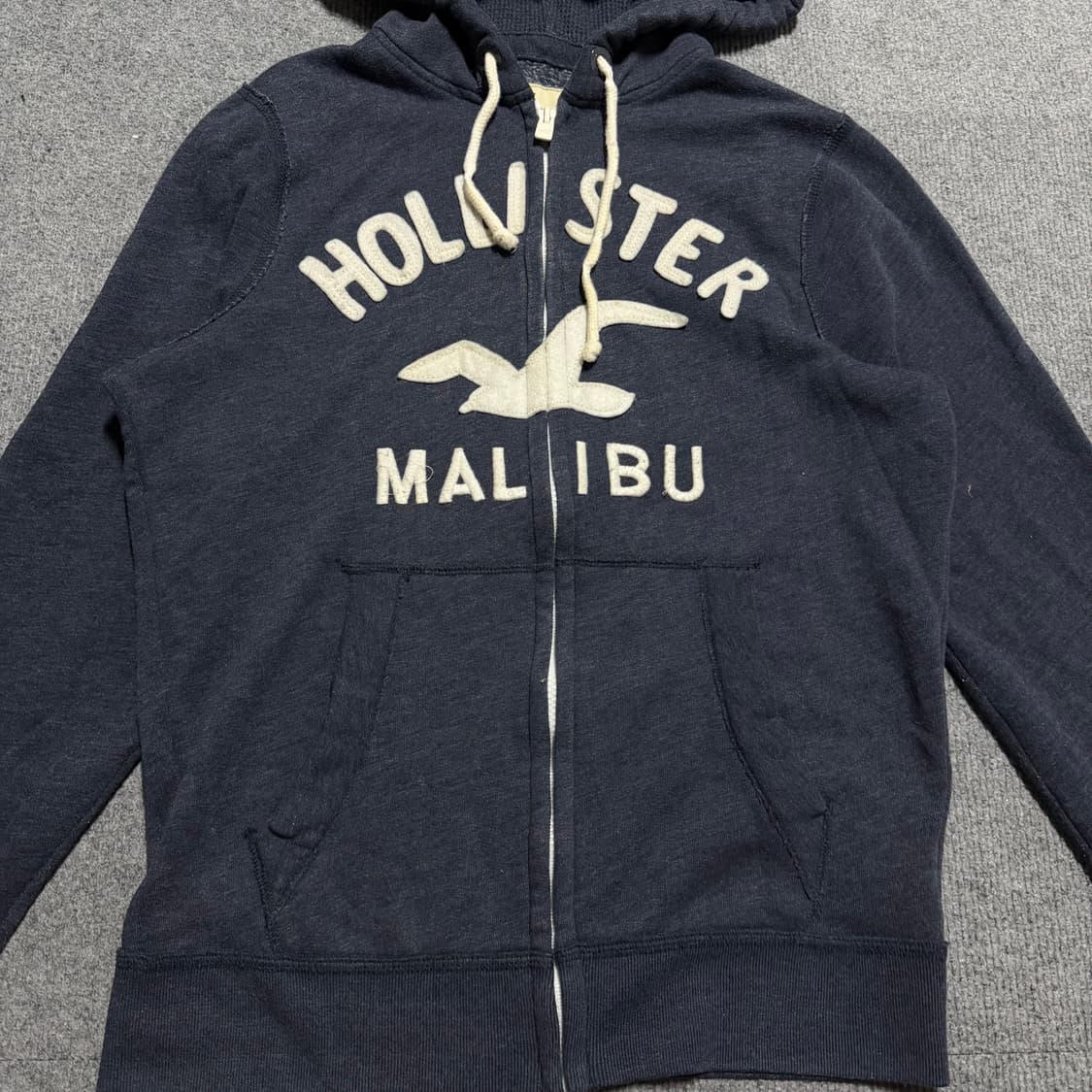 홀리스터 네이비 후드집업 m 상품이미지2