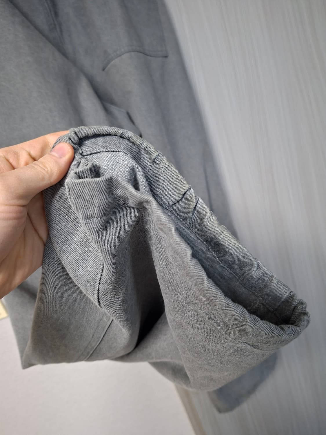 해칭룸 스노우진 워시드 그레이 1사이즈 상품이미지4