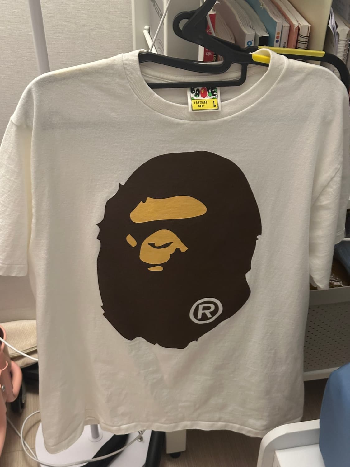 베이프 빅에이프 헤드 반팔 티셔츠 L 상품이미지3