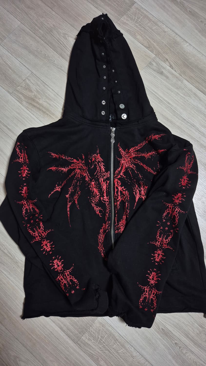 떠그클럽 드래곤 후드집업 L 상품이미지1