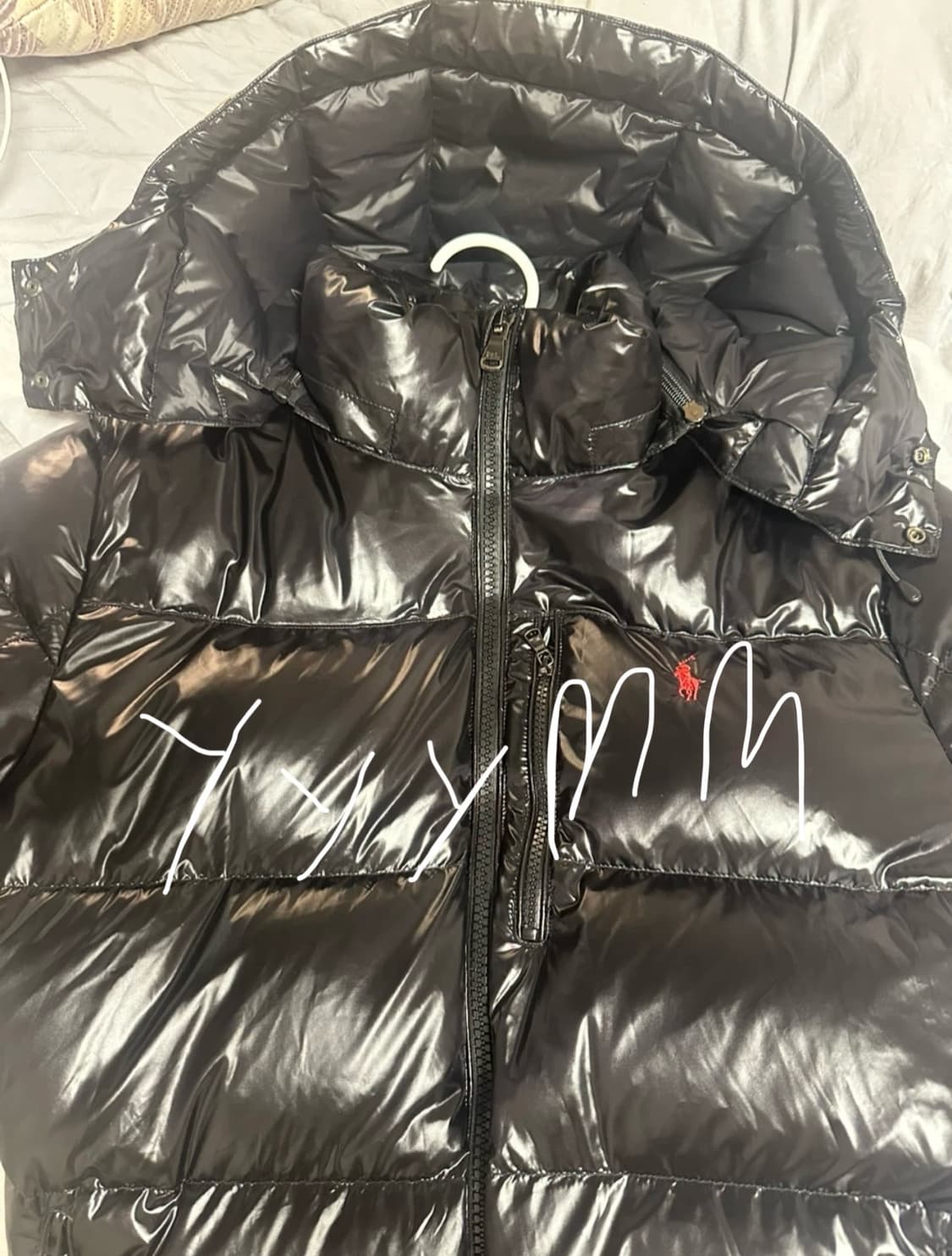 폴로 유광 패딩 상품이미지1