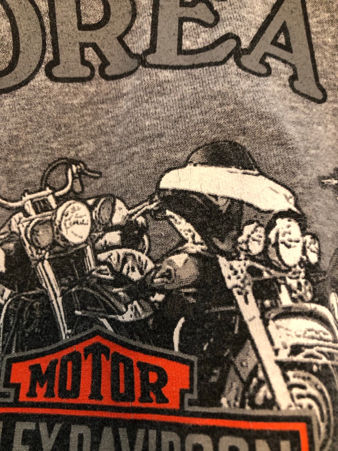 HARLEY DAVIDSON 테토걸 프린팅 박시 티셔츠 상품이미지3