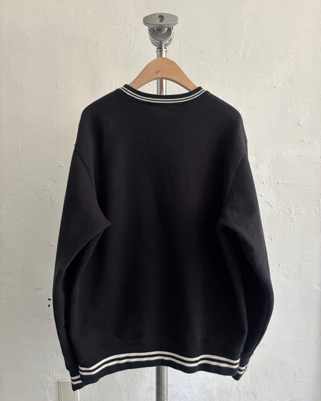 Supreme 슈프림 17FW 블랙 슈프림팀 로고 맨투맨 상품이미지8