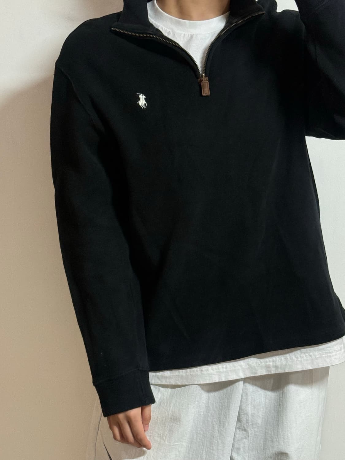 폴로 랄프로렌 반집업 니트 M 상품이미지2