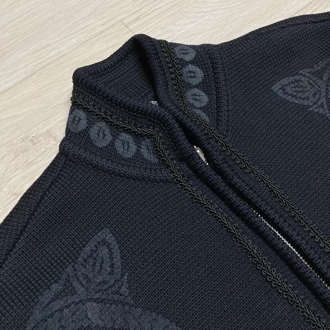 90s 장폴고티에 트라이벌 니트 자켓 상품이미지4