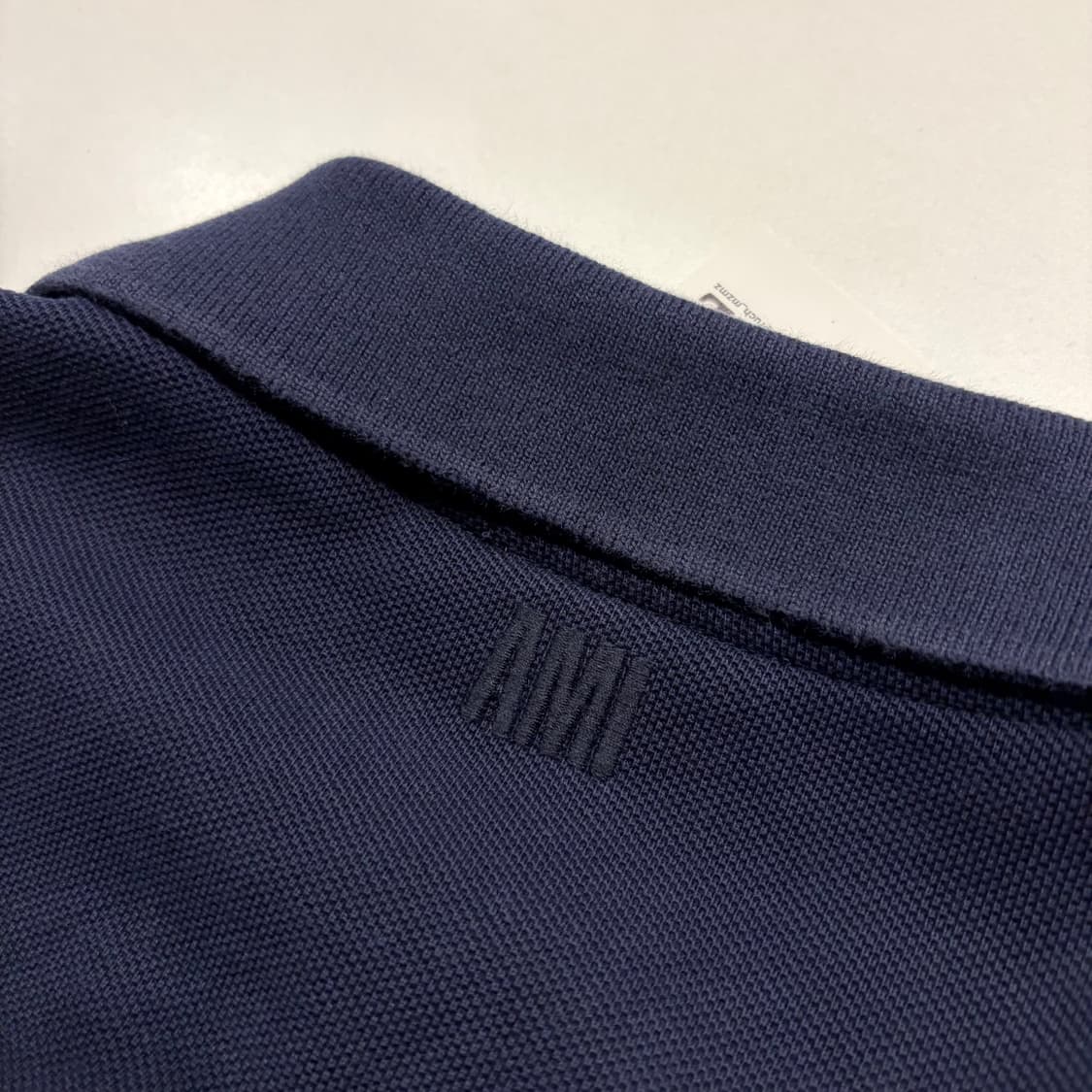 [L] AMI 아미 하트 로고 네이비 반팔 폴로티 C298 상품이미지9